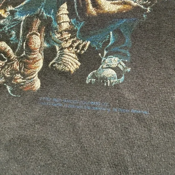 Iron Maiden Shirt Mens Large Black Vintage Y2K Best Of The Beast Metal Cut Off - Picture 3 of 11